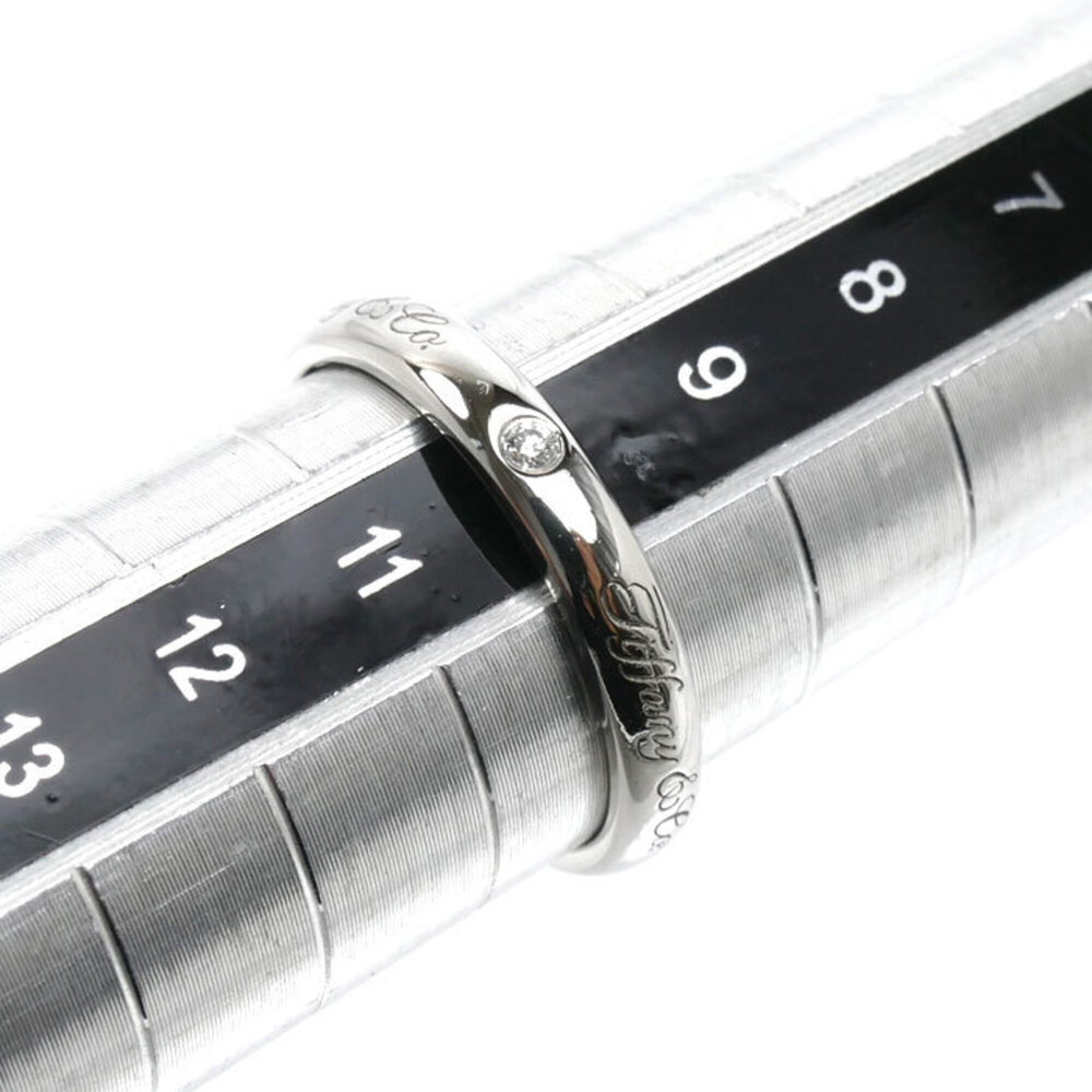 TIFFANY&Co. Tiffany & Co. Pt950 Platinum Notes Lucida Ring with Diamond, 4.0g... - Picture 5 of 6